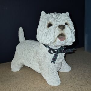 VINTAGE SANDICAST 485 WESTIE STANDING..